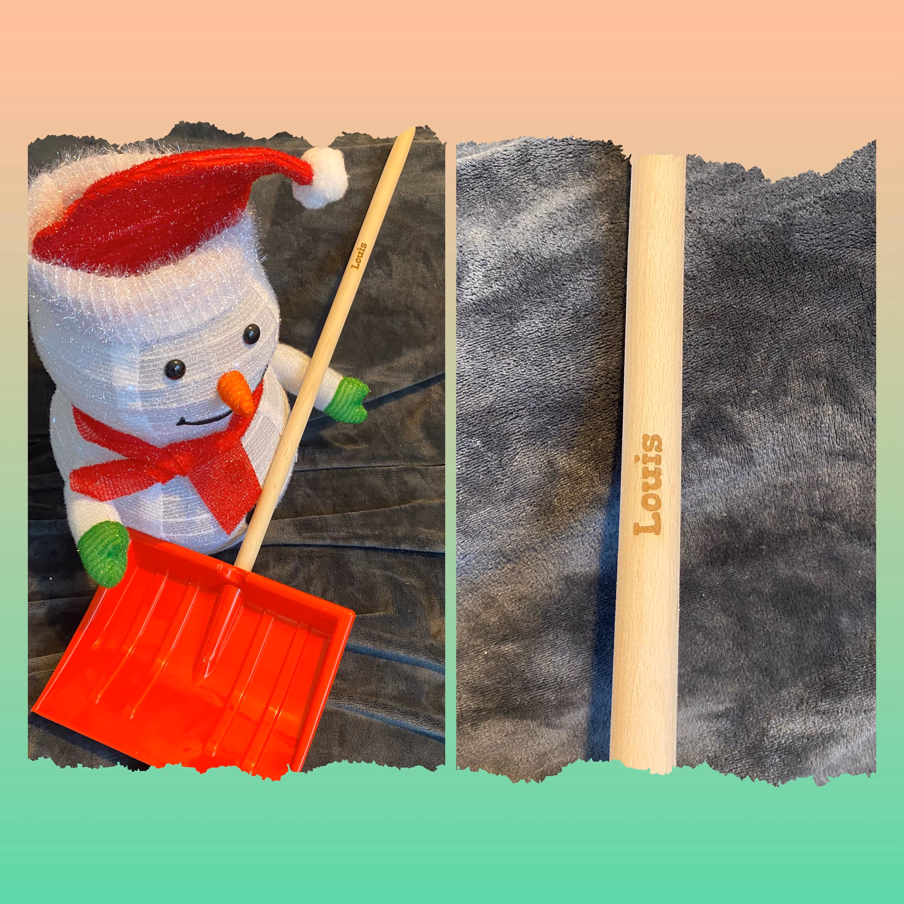 Schneeschieber für Kinder mit Name * Weihnachtsgeschenk Kind * Spielzeug Schnee Schneeschieber für Kinder mit Name * Weihnachtsgeschenk Kind * Spielzeug Schnee