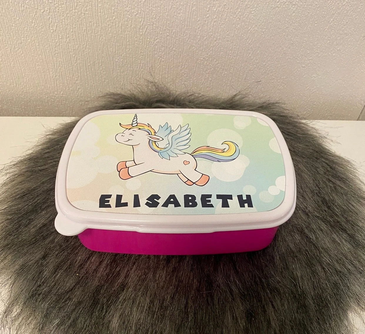 Brotdose / Lunchbox - Schule - Kindergarten - Jung / Mädchen - mit oder ohne Aufteilung - Box Kind - Kindergeschenk pink Brotdose / Lunchbox - Schule - Kindergarten - Jung / Mädchen - mit oder ohne Aufteilung - Box Kind - Kindergeschenk pink