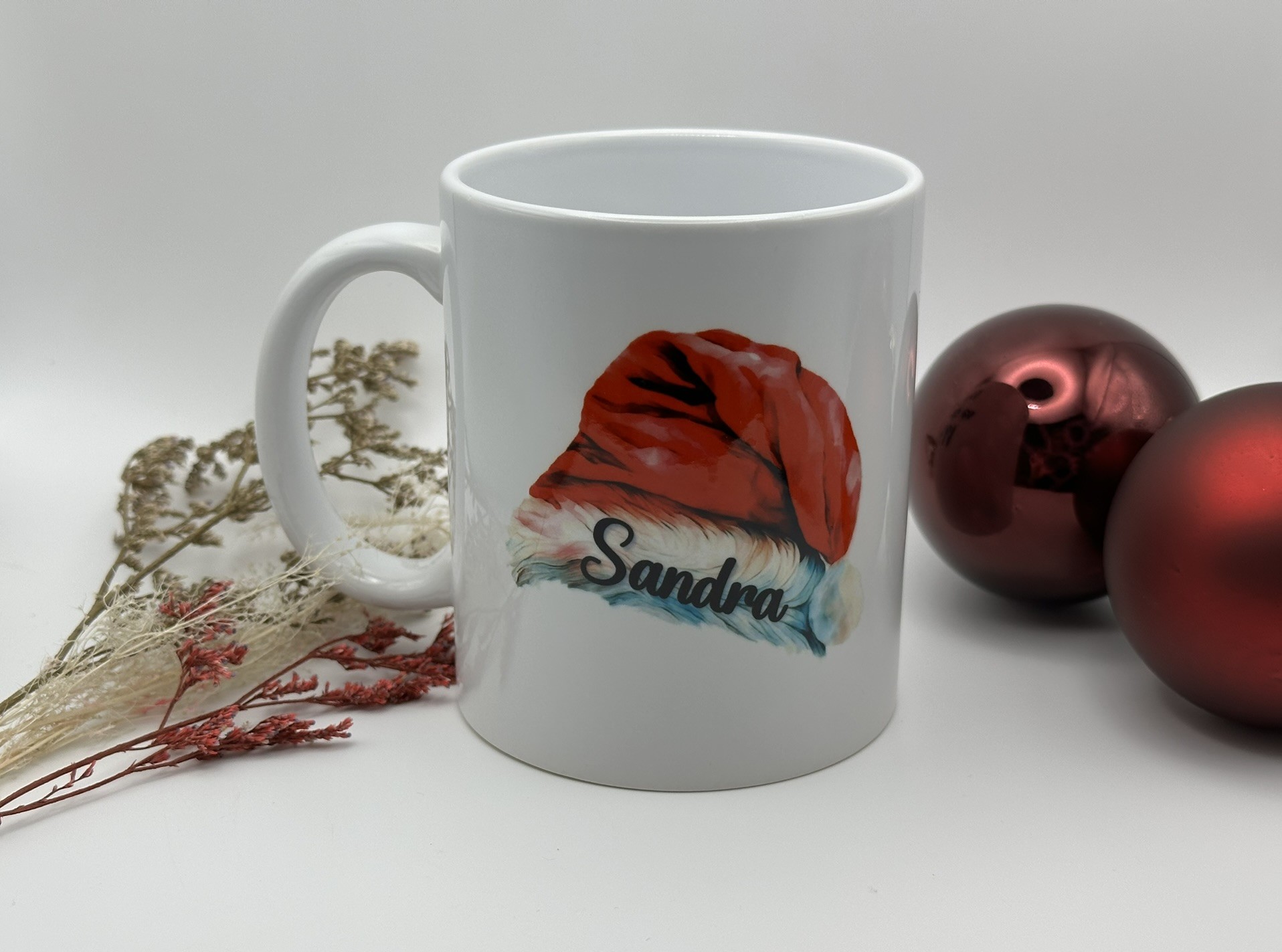 Tasse Weihnachten *Mütze* mit Name