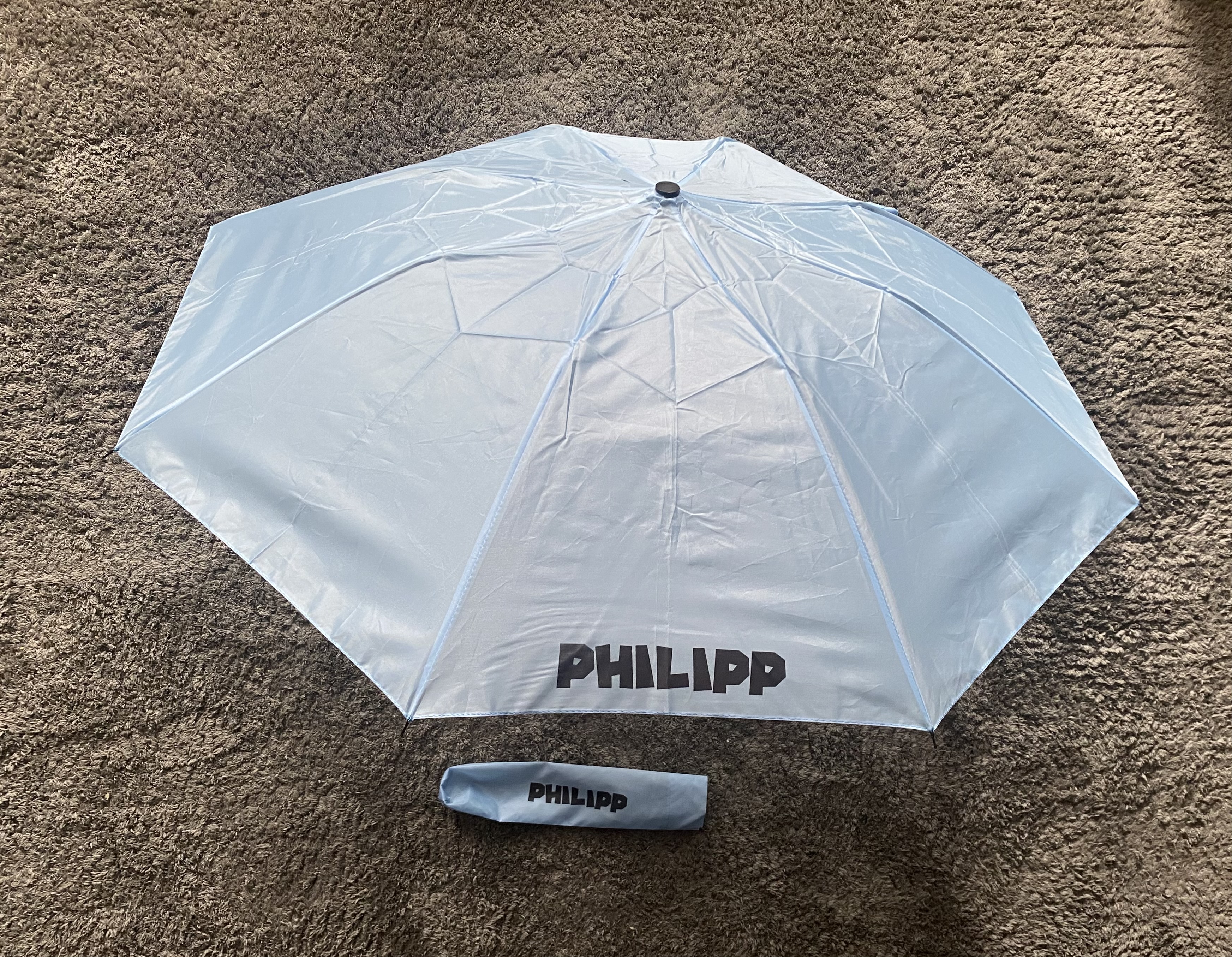 Regenschirm für Kinder - blau