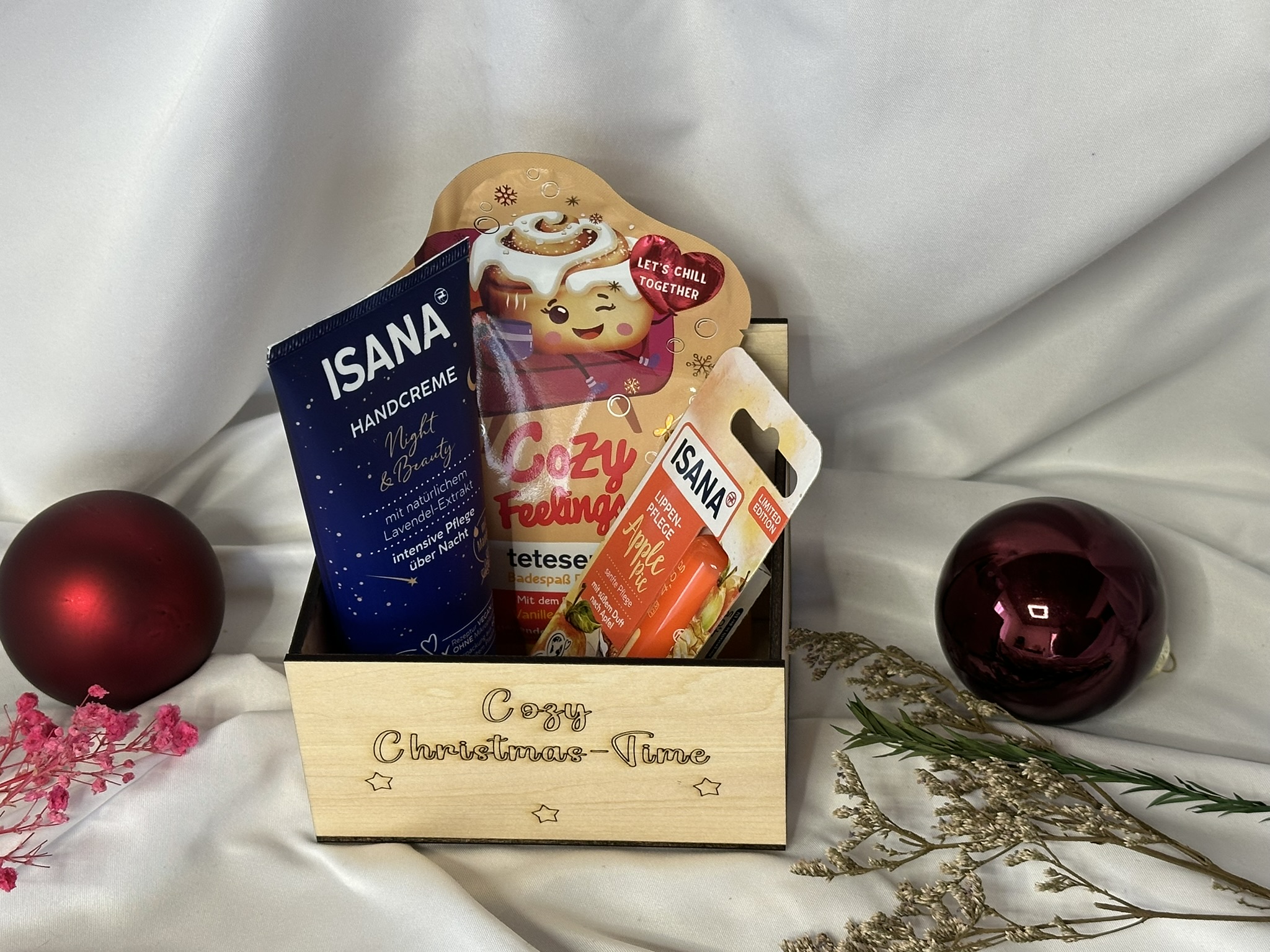 Geschenkset Cozy Christmas-Time * Geschenk-Set für Frauen / Mädchen * Wellness-Set / Geschenkbox Beauty - kleine Auszeit  Weihnachtsgeschenk