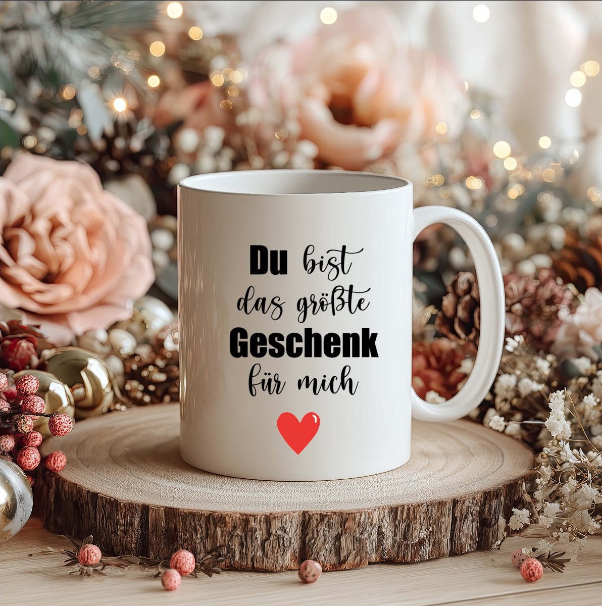 Tasse *Größtes Geschenk* - Geschenk Tasse Liebe - Tasse mit Liebe - Geschenk Frau - Mann - Freund - Freundin - Du bist das größte Gesdchenk