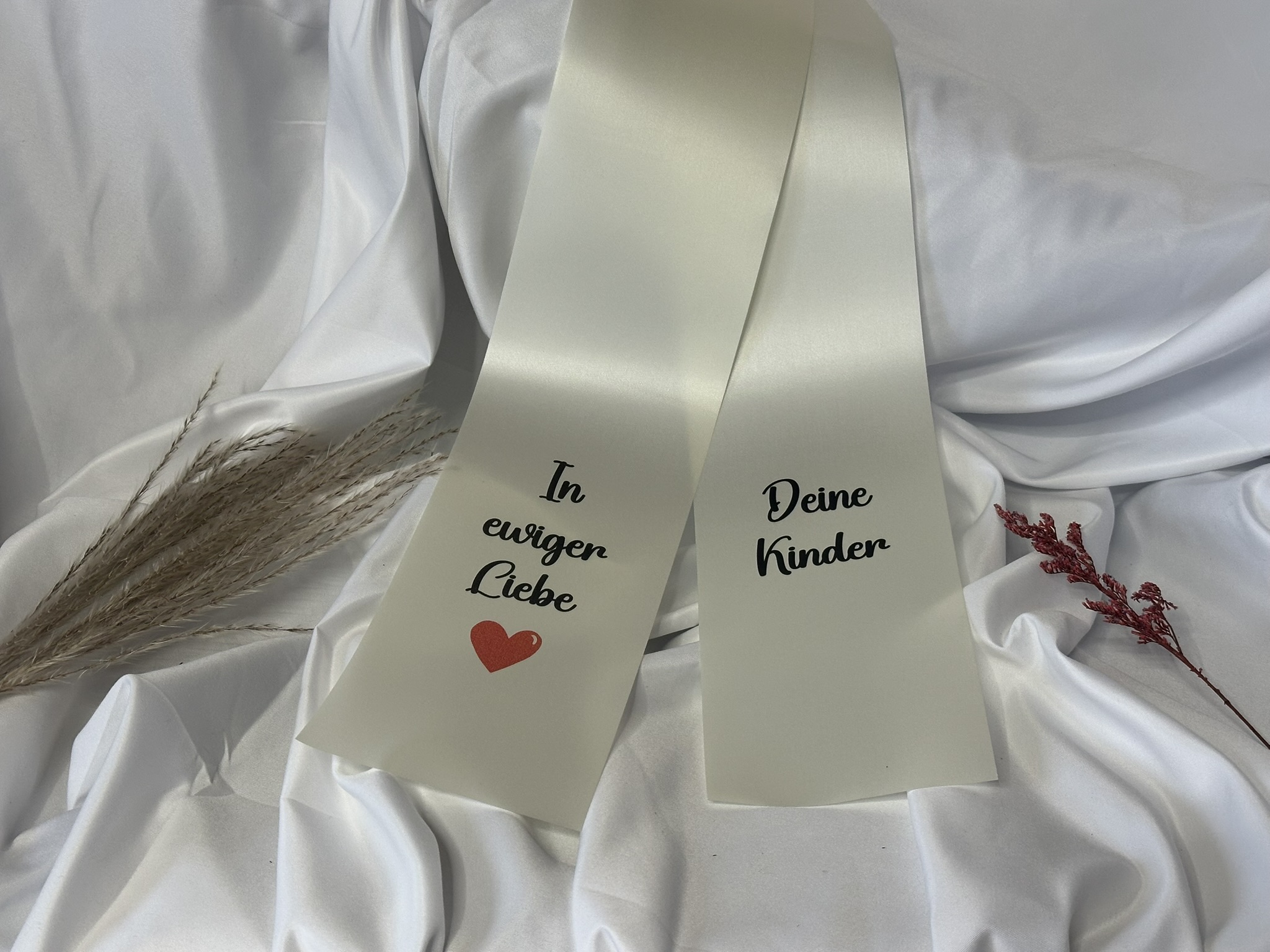 *Trauerschleifen* 100 mm breit 2-er Set