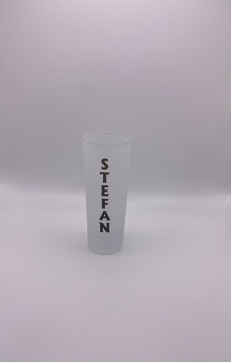 Schnapsglas mit Name - Glas für Likör - Geschenk Geburtstag