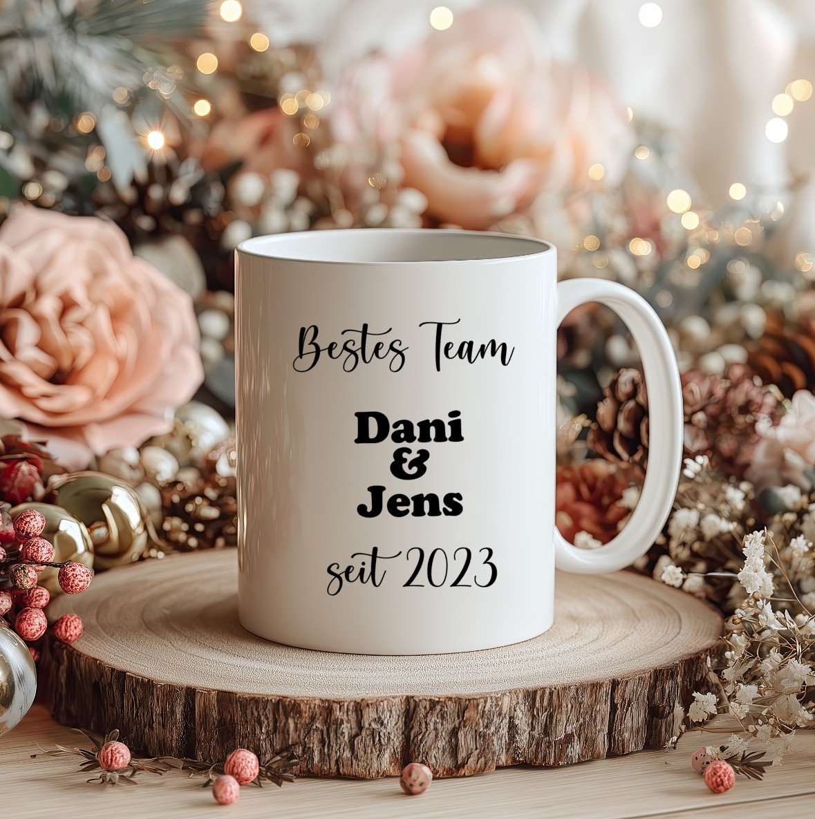 Tasse *Bestes Team* - Geschenk Tasse Liebe - Tasse mit Liebe - Geschenk Frau - Mann - Freund - Freundin - Bestes Team seit ...